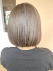 グレージュカラーとまるっとbob        stylist    松風　コウ
