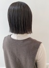 ぱつっと切りっぱなしボブとフォギーベージュ 【neolive下北沢】