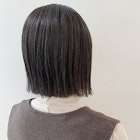 ぱつっと切りっぱなしボブとフォギーベージュ 【neolive下北沢】