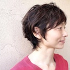 ソフトウルフ/ショートパーマ/ナチュラルパーマ