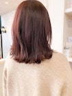福山市美容院イルミナカラー人気Caaryピンク/コーラル