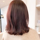 福山市美容院イルミナカラー人気Caaryピンク/コーラル