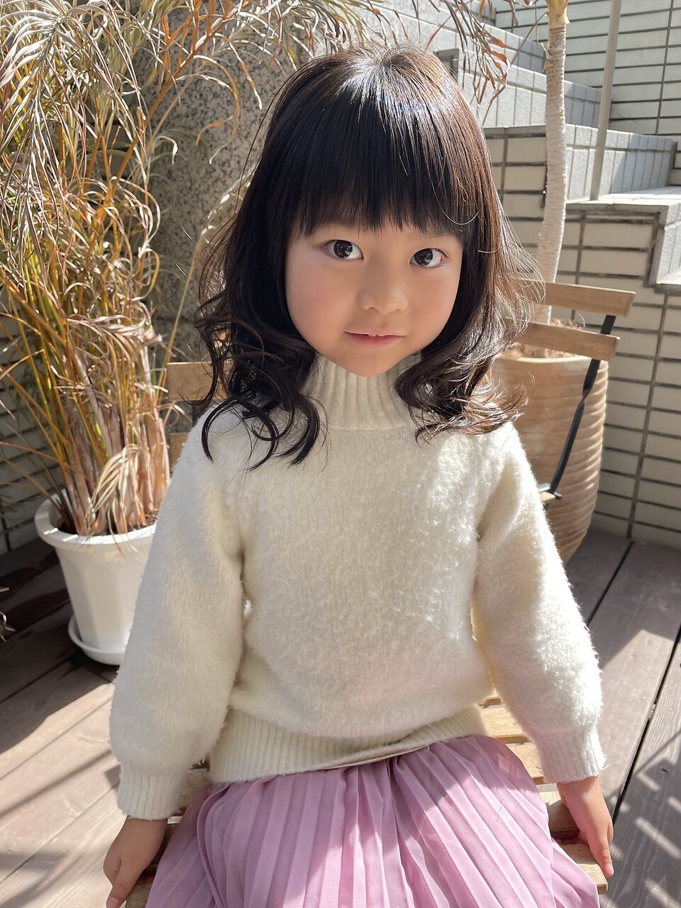 【hair salon W】キッズガールカット