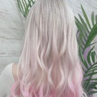 ☆CAPSULE☆ホワイトピンクグラデーション!シールエクステ!