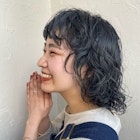 地毛でもお洒落*根本からくるくるパーマ