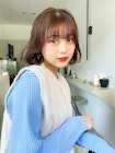 【Kelly. シマダケースケ】ワンカールボブ ショコラベージュ