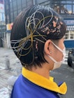 ショート袴ヘアアレンジm