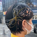 ショート袴ヘアアレンジm