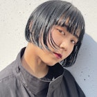 【立町メアリーバイメリー】☆ツーブロックボブブルーブラック☆