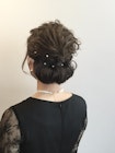 華やかパーティーヘアー★くるりんぱ×ギブソンタック[渋谷]