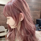 春色ラベンダーピンク×もみれ毛で可愛く小顔に★中村大輔