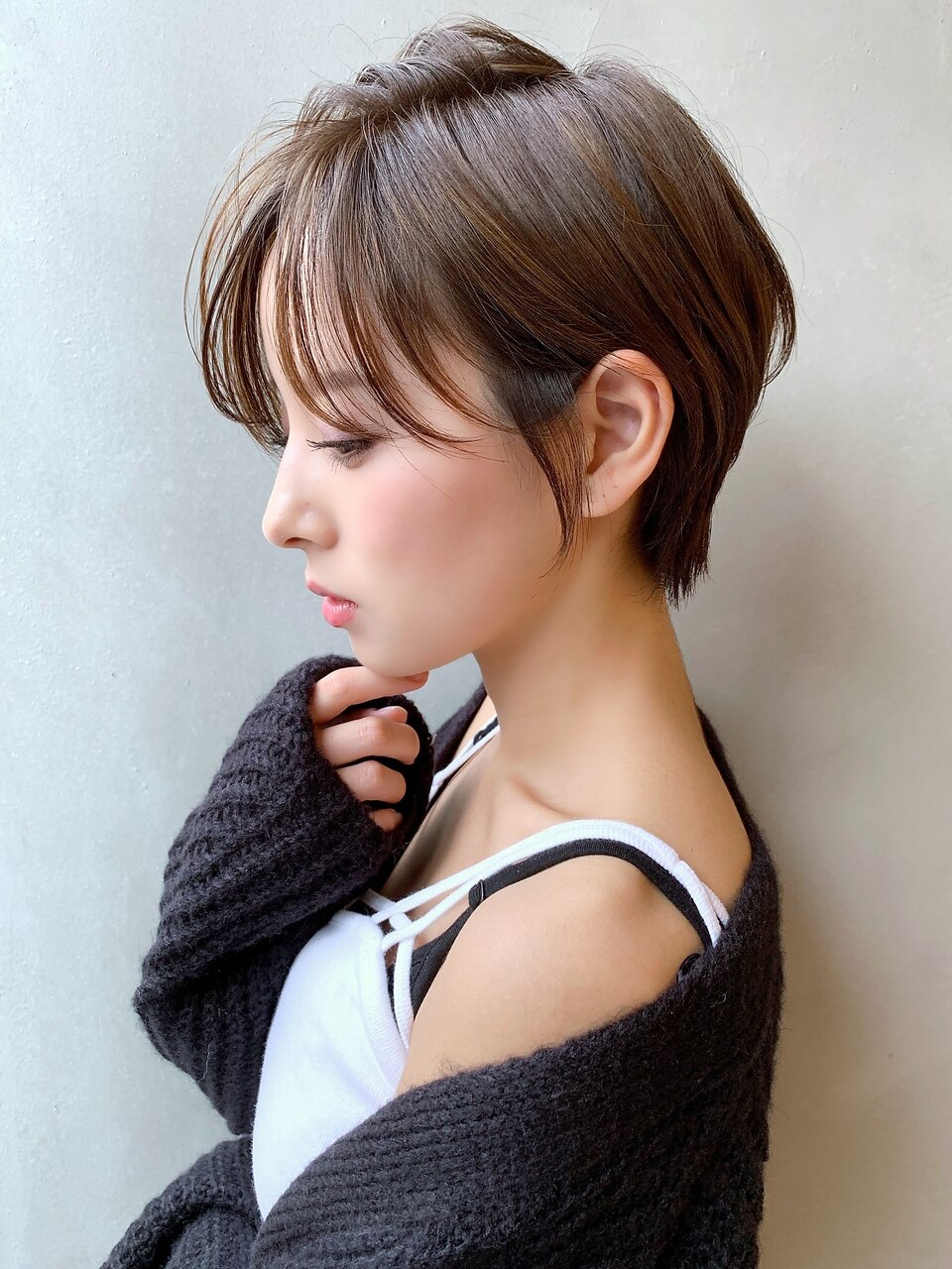 大人ショート　ミニウルフ　ショートボブ