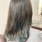 マニキュア、ブルー