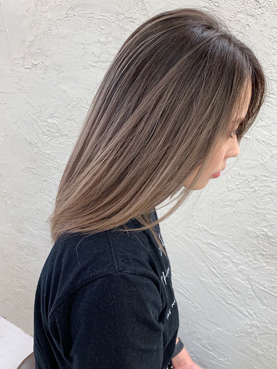 シアグレージュ×バレイヤージュ