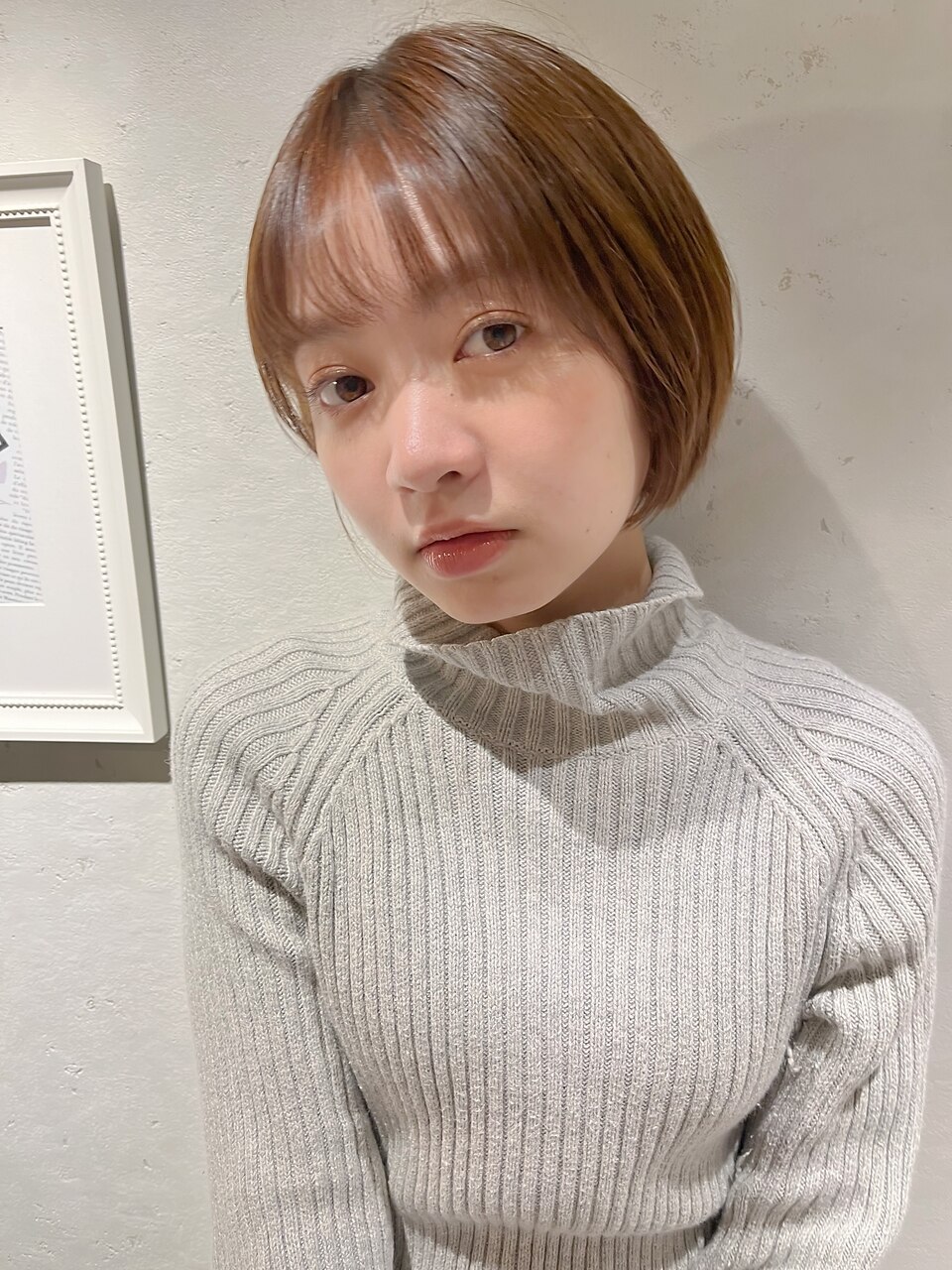 大人可愛い20代30代おすすめ＊丸みミニボブ【Lond 中居】