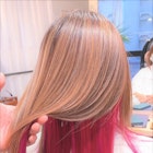 【Vivant】白髪ぼかし+ワインレッドインナーカラー《円城寺》