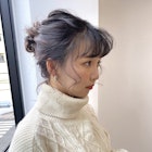 タートルネックに似合うヘアアレンジ