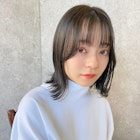 外ハネボブ/シースルーバング/切りっぱなしボブ/サイドバング