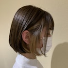 大人可愛い/まとまるボブ/インナーカラー/Zen. 手塚