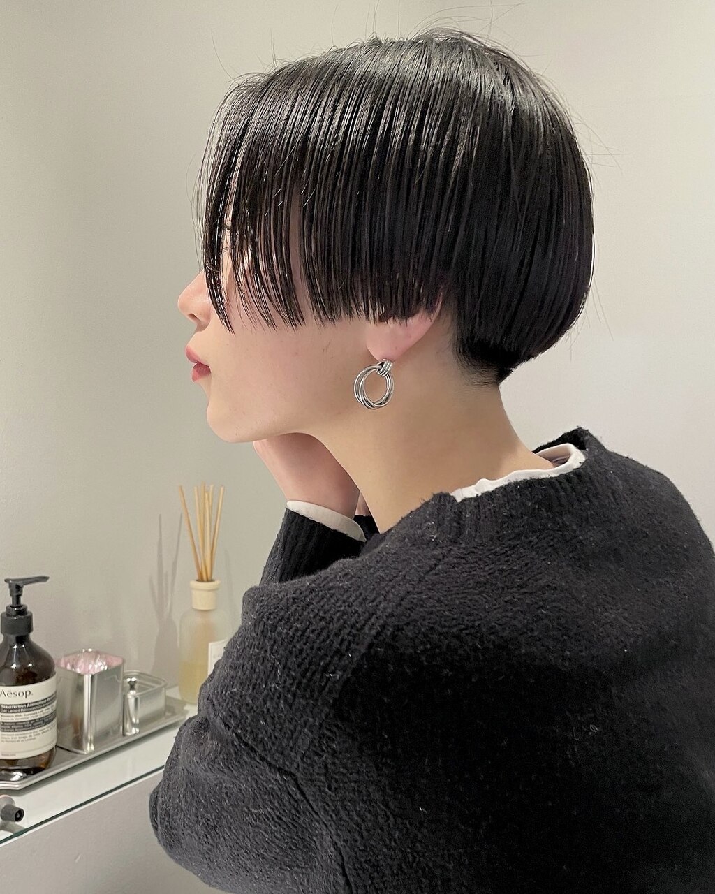 刈り上げハンサムショート