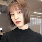 ミニボブ 切りっぱなしボブ 大人ボブ タッセルボブ 韓国ボブ