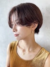 ハンサムショート_アースカラーくびれヘアツートンカラー_38802