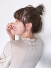ゆるふわお団子_アースカラーくびれヘアツートンカラー_28706
