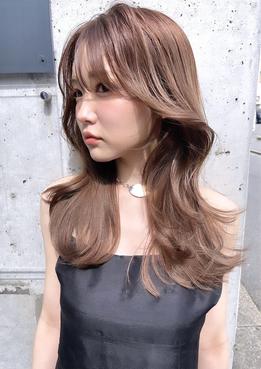 BABE megumi 韓国風ヘア