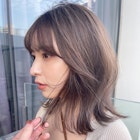 ミルクティーブラウン♪くびれヘアー♪