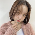 明るめ透明感ベージュ×韓国ボブタンバルモリ♪