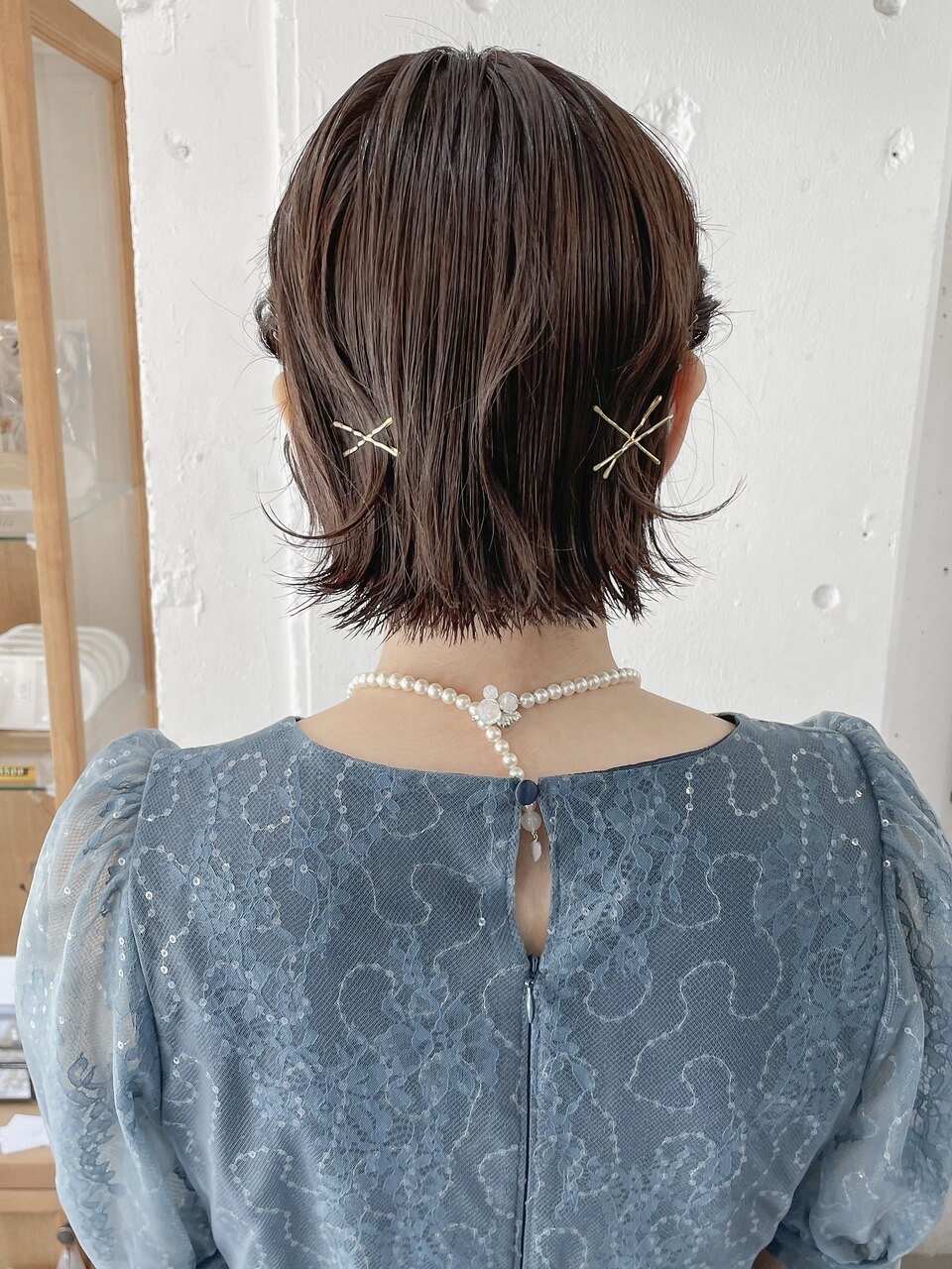 ボブでも出来るヘアセット☆結婚式ヘアアレンジ