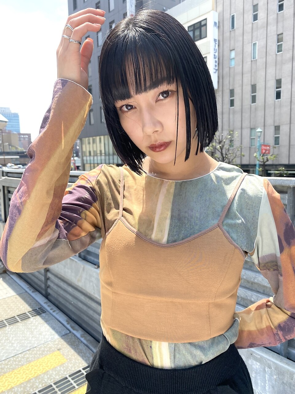 【田島あきら】切っぱなしボブ