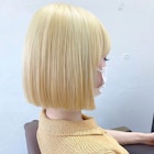 〇ぷつっとボブ ホワイトブロンド 韓国 タッセルボブ