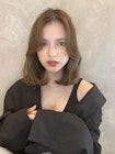 韓国風ヘアくびれヘア くびれミディ オルチャンヘア M516