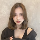 韓国風ヘアくびれヘア くびれミディ オルチャンヘア M516