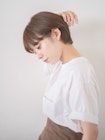 西/大人ショート/マッシュショート/ルーズパーマ/丸みショート