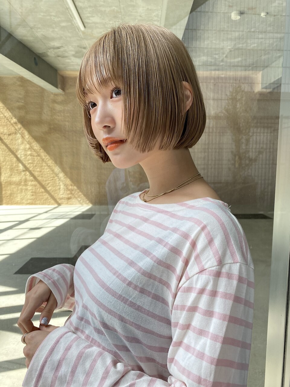 【Kelly.シマダケースケ】顔周りレイヤー と ミニボブ