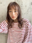 レイヤーインナーカラー透明感ニュアンスカールベージュカラー