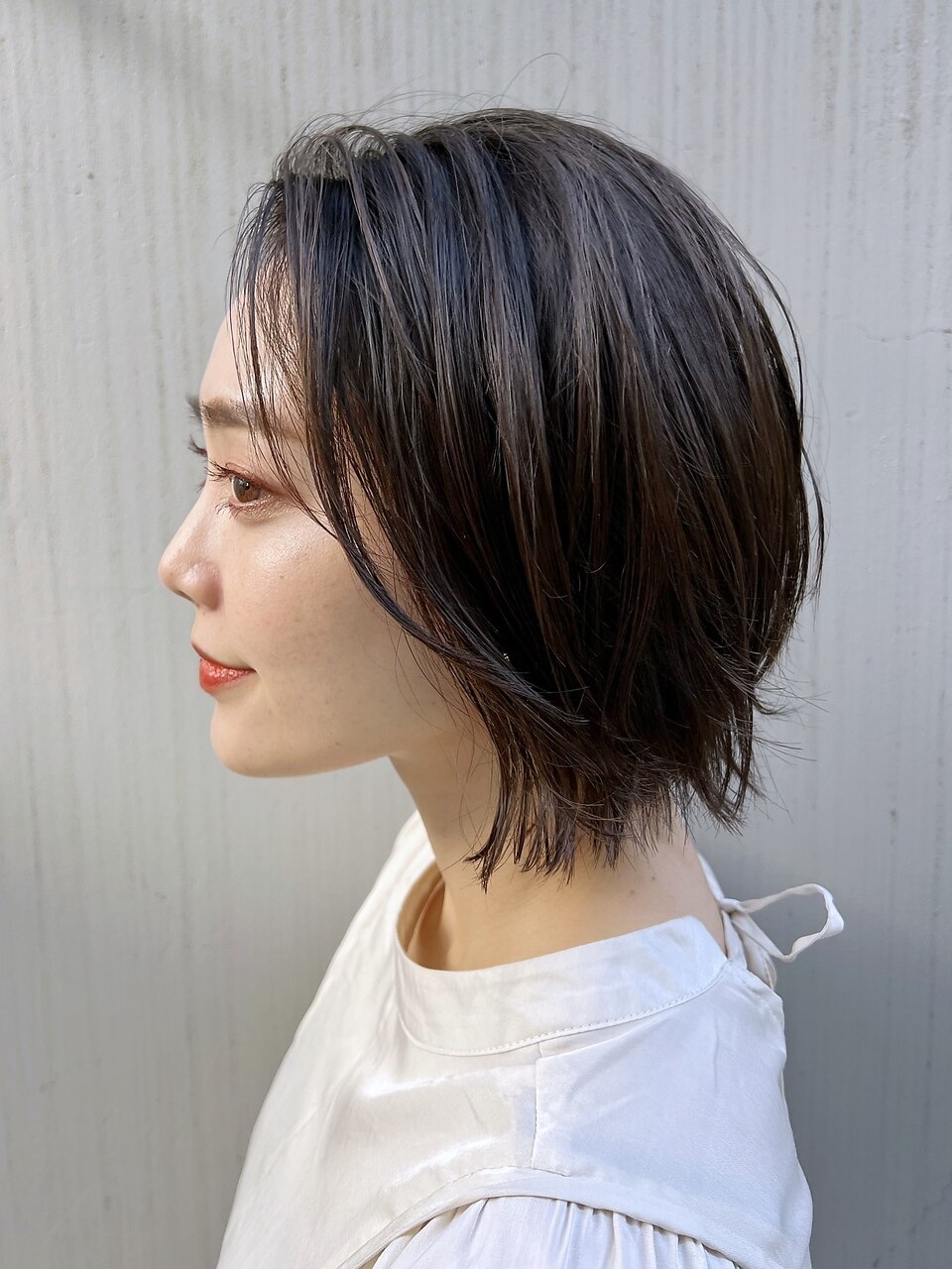 【ビュートリアム広尾】切りっぱなしショートボブ