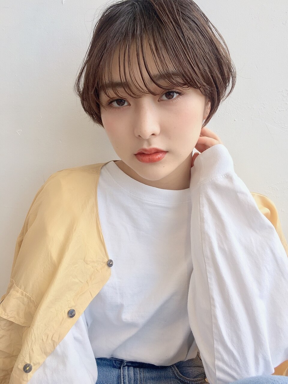 髪質改善ショートレイヤーボブ