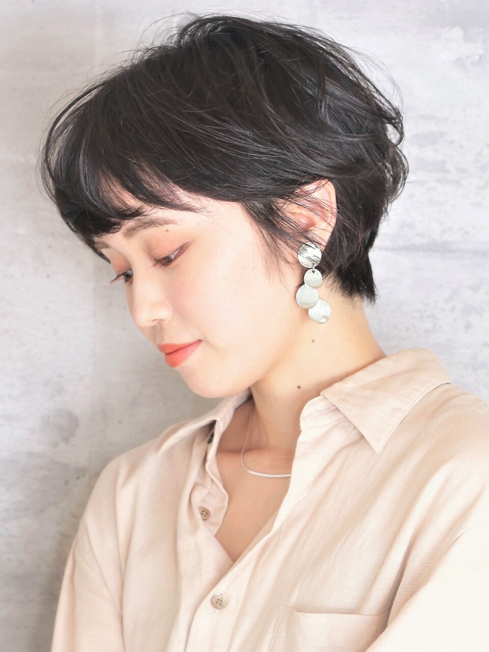 ふんわり耳かけ＊大人ショートヘア