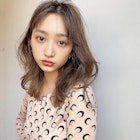 2wayバングのひし形小顔レイヤー セミディ