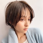 【久場】シースルーバング×小顔ショート20代30代40代