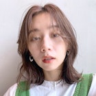 カジュアルウェーブ_アースカラーくびれヘア_38733