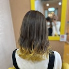 【Asante】裾カラー イエロー