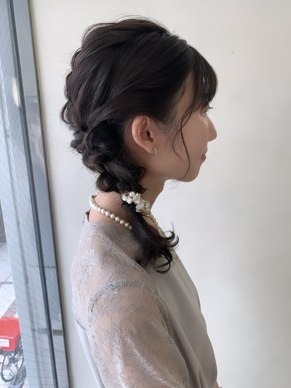 ＊ arrange hair ＊　サイド編み下ろし