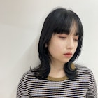 暗髪お洒落韓国風くびれヘア×艶髪髪質改善トリートメント