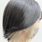 インナーカラー×ホワイトシアーベージュ