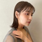 後毛が可愛い外ハネミディアム