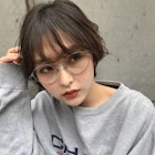 透明感ビターアッシュカラー/大人マッシュショート【中居】